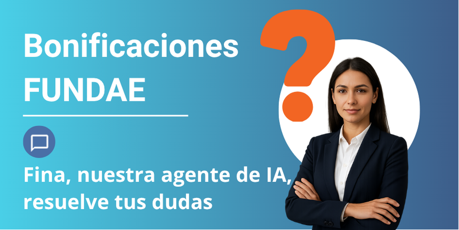 Fina, la agente virtual de formación bonificada